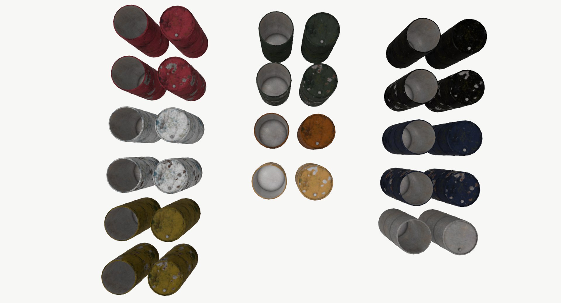 3D barrels pack model https://p.turbosquid.com/ts-thumb/tR/TyRoOz/CiKZYDGp/screenshot002/png/1512328073/1920x1080/fit_q87/32220435556313c1f588e1a90e3997b9176cdb49/screenshot002.jpg