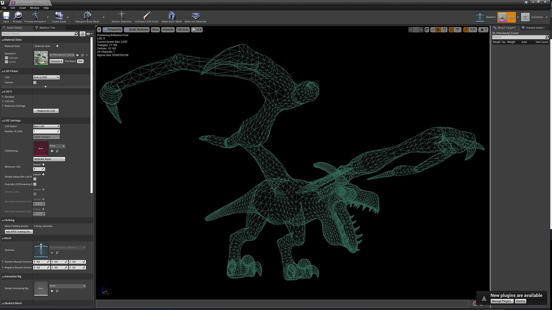 Pterodactyl 3D model https://p.turbosquid.com/ts-thumb/tR/WO4ZqN/Nq/1_1/jpg/1754302746/1920x1080/fit_q87/14490cc3119e8f47826fea0329e09fc8627f887e/1_1.jpg