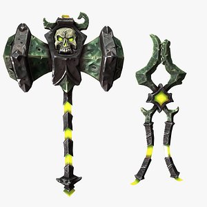 Undead blacksmith hammer and tongs