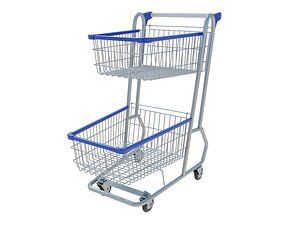 CARRINHO DE COMPRAS 90L DUPLO REFORSUL CARRINHOS