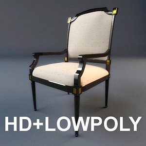 3d classic chair model