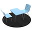 table chairs 3D model