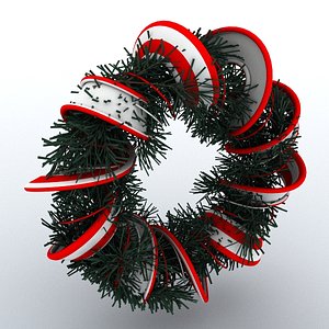 obj christmas wreath