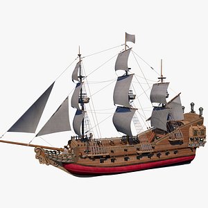Galleon 3D model