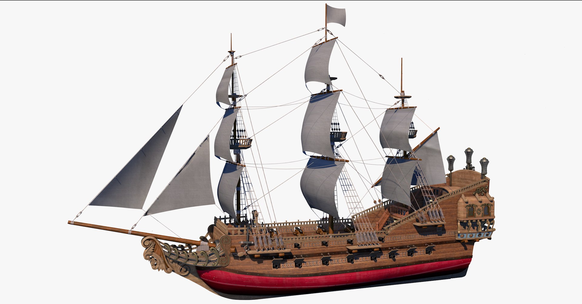 Galleon 3D model https://p.turbosquid.com/ts-thumb/tR/cU049v/cO/galeon01/png/1661381700/1920x1080/fit_q87/f31857fd358ca377c85d32cc181a0dcdadf90e55/galeon01.jpg