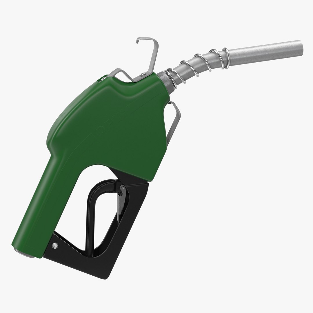 Fuel Nozzle Green 3D Model 3D model preview