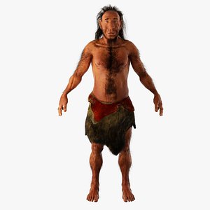 neanderthal man 3d max