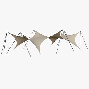 3D Stretch Tent Design model