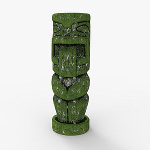 Swamp Idol Low-poly Model 3D model