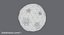 Niedriger Poly-Vollmond
