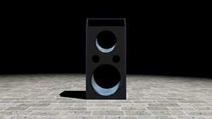 Speaker with one Subwoofer and a Tweeter