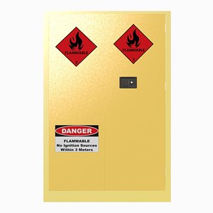 3D hazardous chemicals cabinet