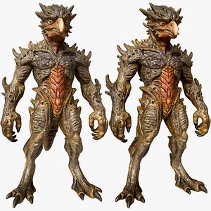 Drakar  The Volcanic GuardianDescription 3D model