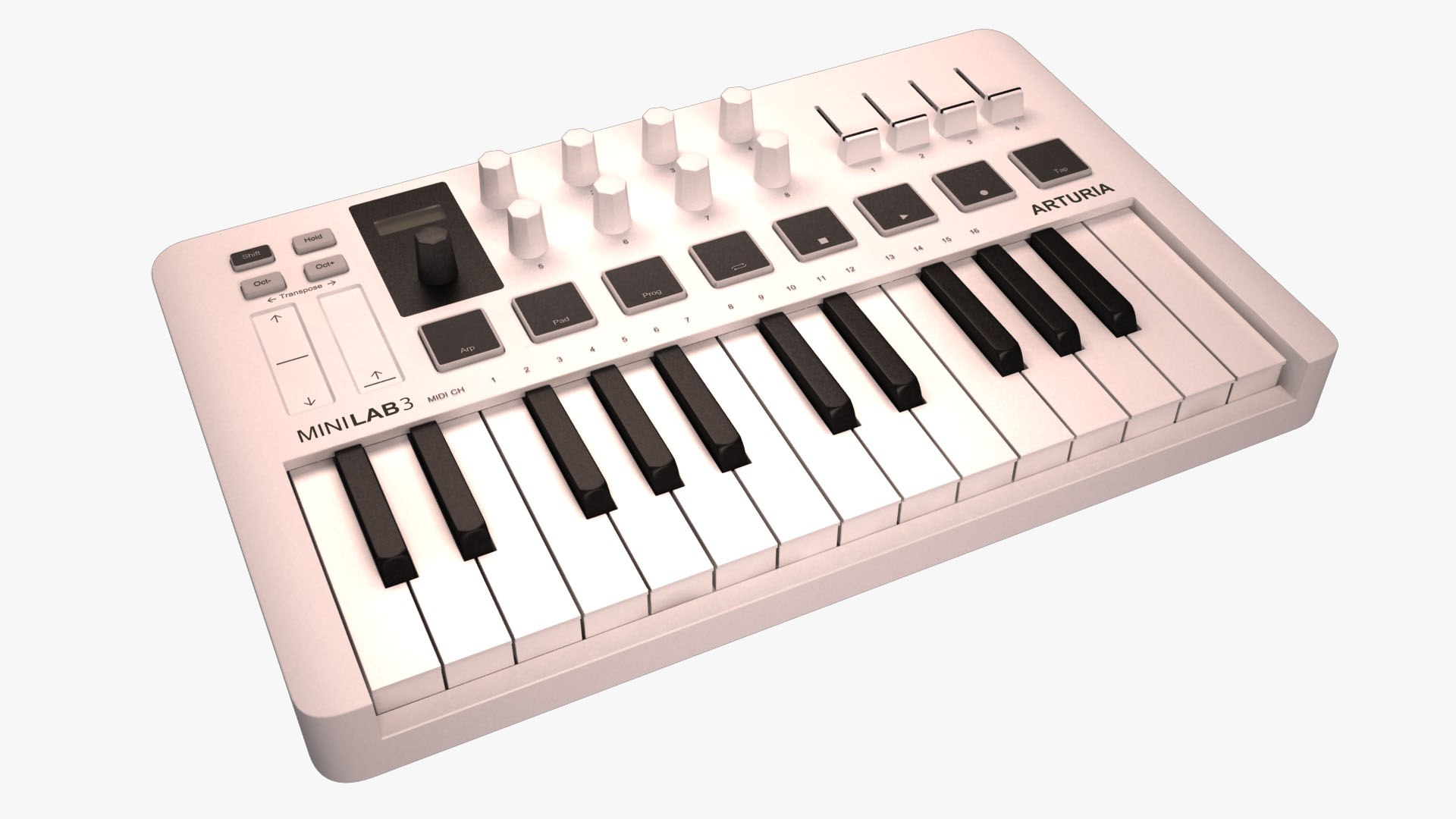 Arturia Minilab3 3D Model - TurboSquid 2201725