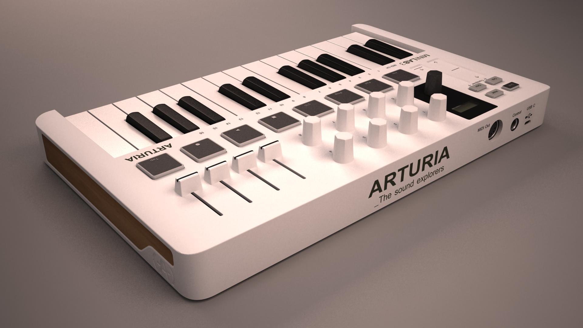 Arturia Minilab3 3D Model - TurboSquid 2201725