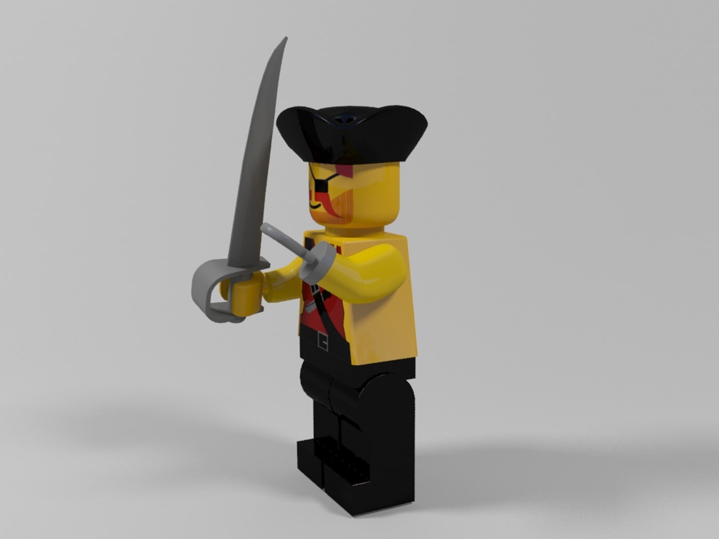 3d max lego pirates characters
