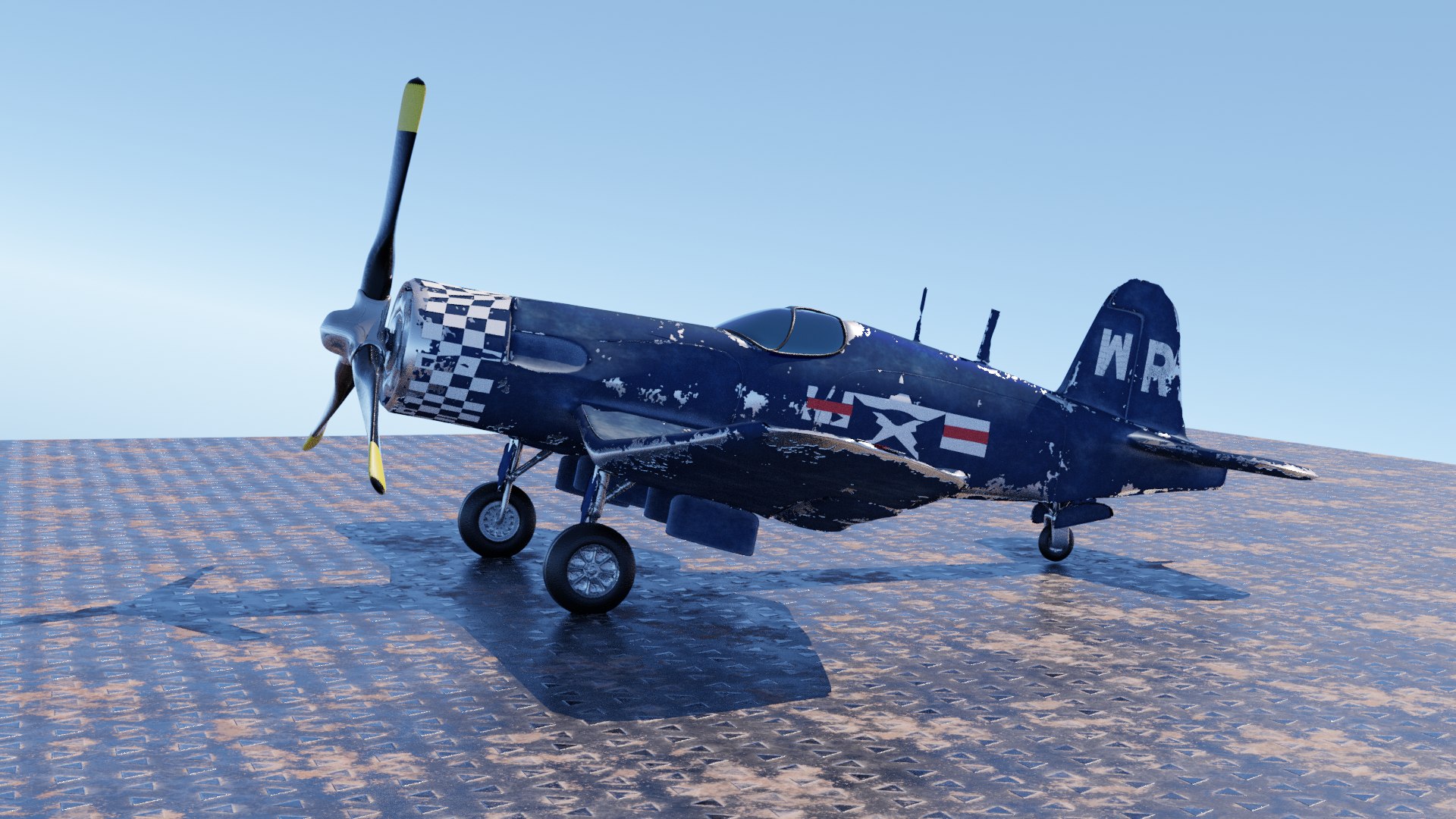 Corsair F4u 3D Model - TurboSquid 2016410