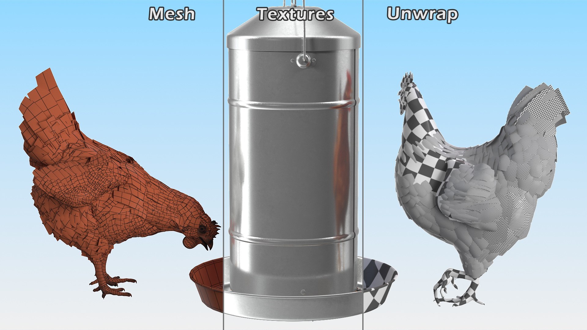 3D Chickens with Wheat Grain Collection https://p.turbosquid.com/ts-thumb/tR/x51Yqp/l0/chickenswithwheatgraincollectionmb3dmodel024/jpg/1666249596/1920x1080/fit_q87/4d3b76affe01e6914f90959bb0c1436ae3c4fcbb/chickenswithwheatgraincollectionmb3dmodel024.jpg