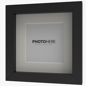 Black Picture Frame 2 3D model