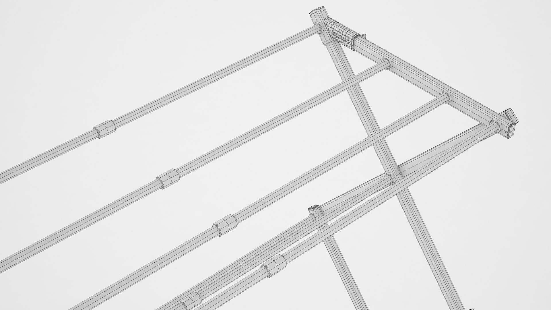 Cloth Drying Rack 02 3D Model - TurboSquid 1791082