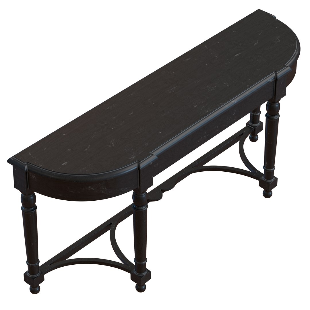 3D Black Vintage Console Table model https://p.turbosquid.com/ts-thumb/tS/5cYjNn/8c/preview3/jpg/1785784200/1920x1080/fit_q87/711dbd2d19171043d68422824abf27b3971e4f3d/preview3.jpg