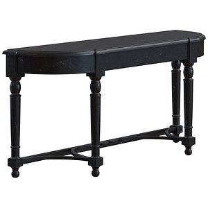 Black Vintage Console Table