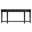 Mesa consola vintage negra