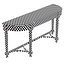 Mesa consola vintage negra
