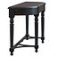Mesa consola vintage negra