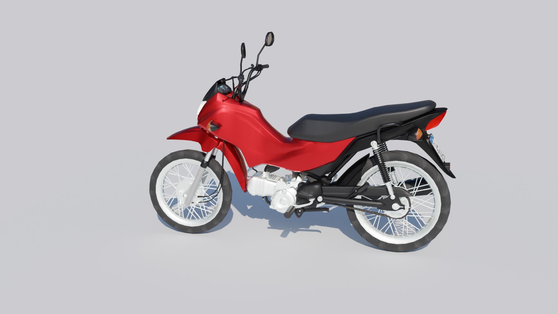 3D Motocicleta Pop 110i Para Jogos Low Poli model - TurboSquid 1973789