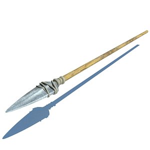 3D spear weapon