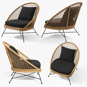 Aeri Slate Gray Lounge Chair