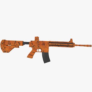3D M416 Gun Model