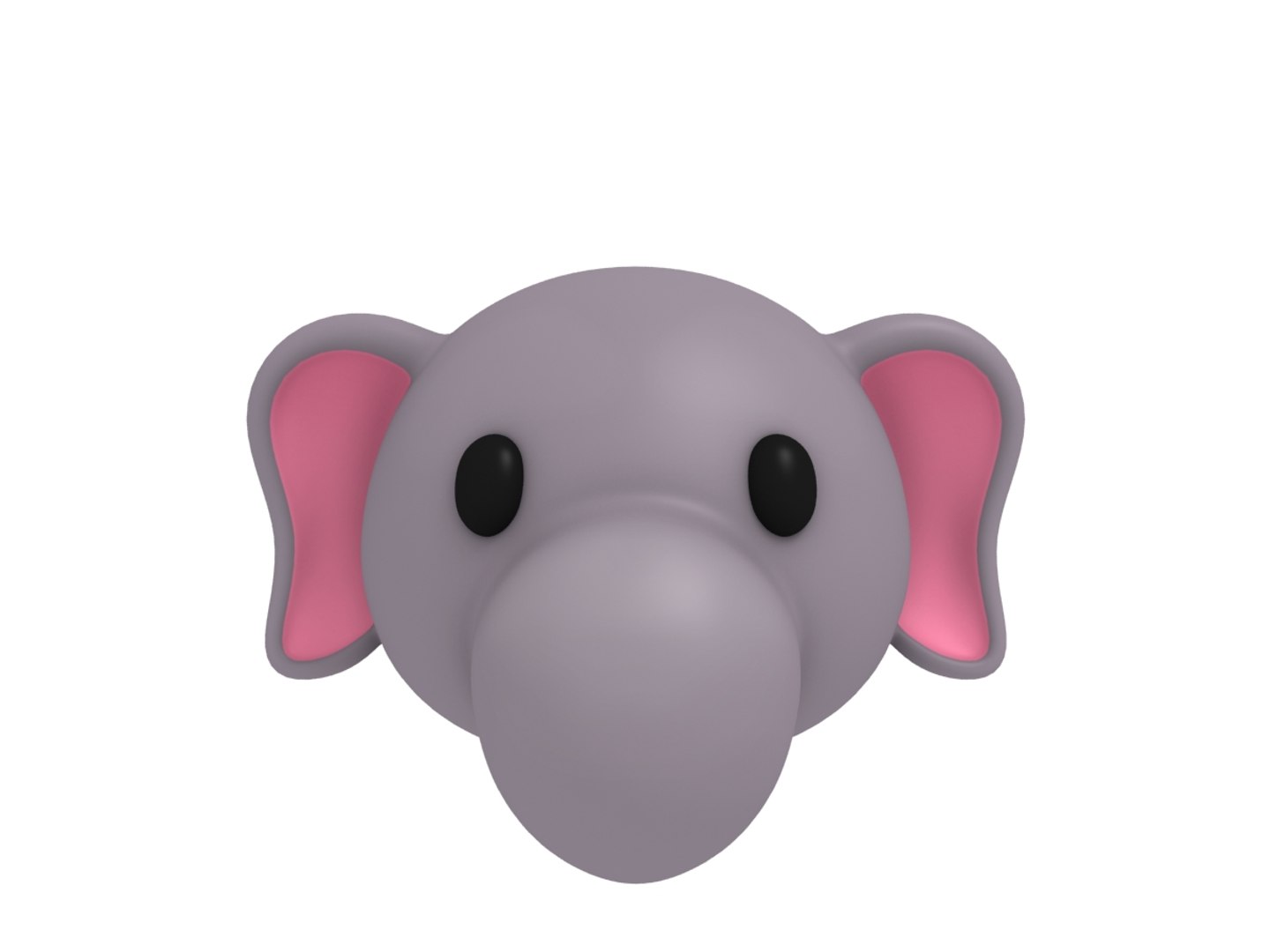 3D elephant head cartoon https://p.turbosquid.com/ts-thumb/tS/FSKOui/UThehP1k/02/jpg/1549713102/1920x1080/fit_q87/f4821ee56a008f887ce3bd33562e099ee64ea5a7/02.jpg