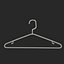 Plastic Tubular Clothes Hanger 3D Model