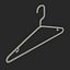Plastic Tubular Clothes Hanger 3D Model