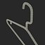 Plastic Tubular Clothes Hanger 3D Model