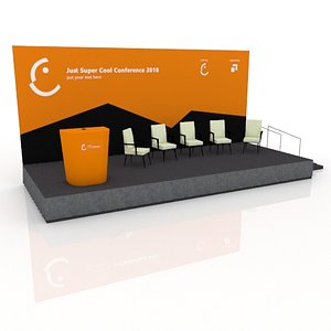 Rostrum, Stage and Backdrop 8