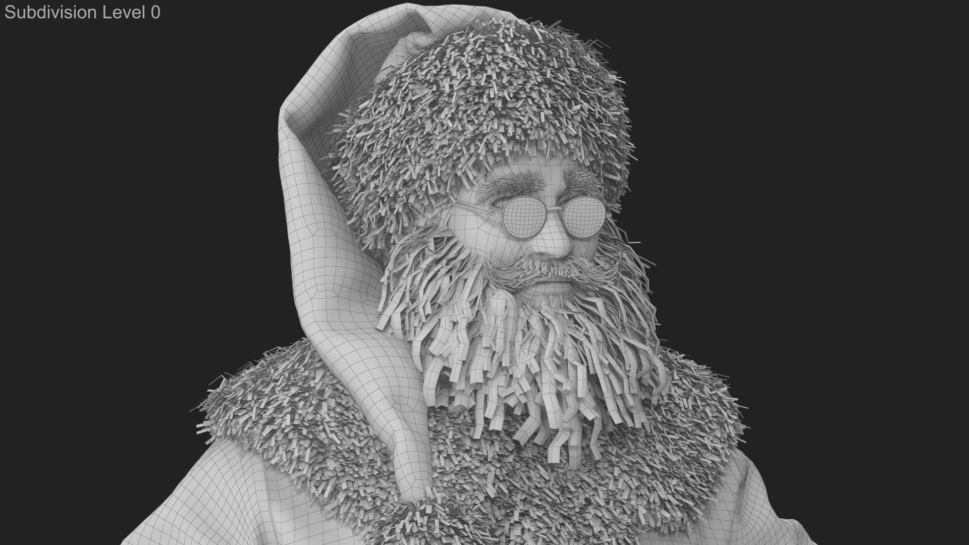 3D Santa Claus model https://p.turbosquid.com/ts-thumb/tS/KvsVp0/Fy/wireframe_00/jpg/1682778383/1920x1080/fit_q87/0200bda3aa9131192479048e75485524eedfaec9/wireframe_00.jpg