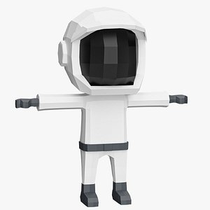 3D model Low-Poly SPACESUIT