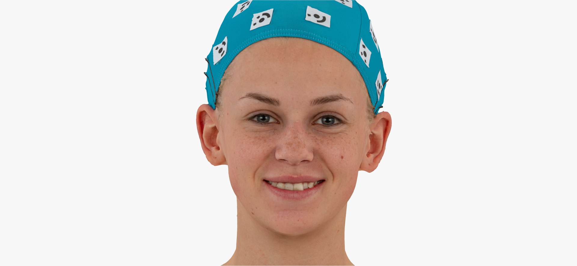 3D Rhea Human Head Smile - TurboSquid 1673506