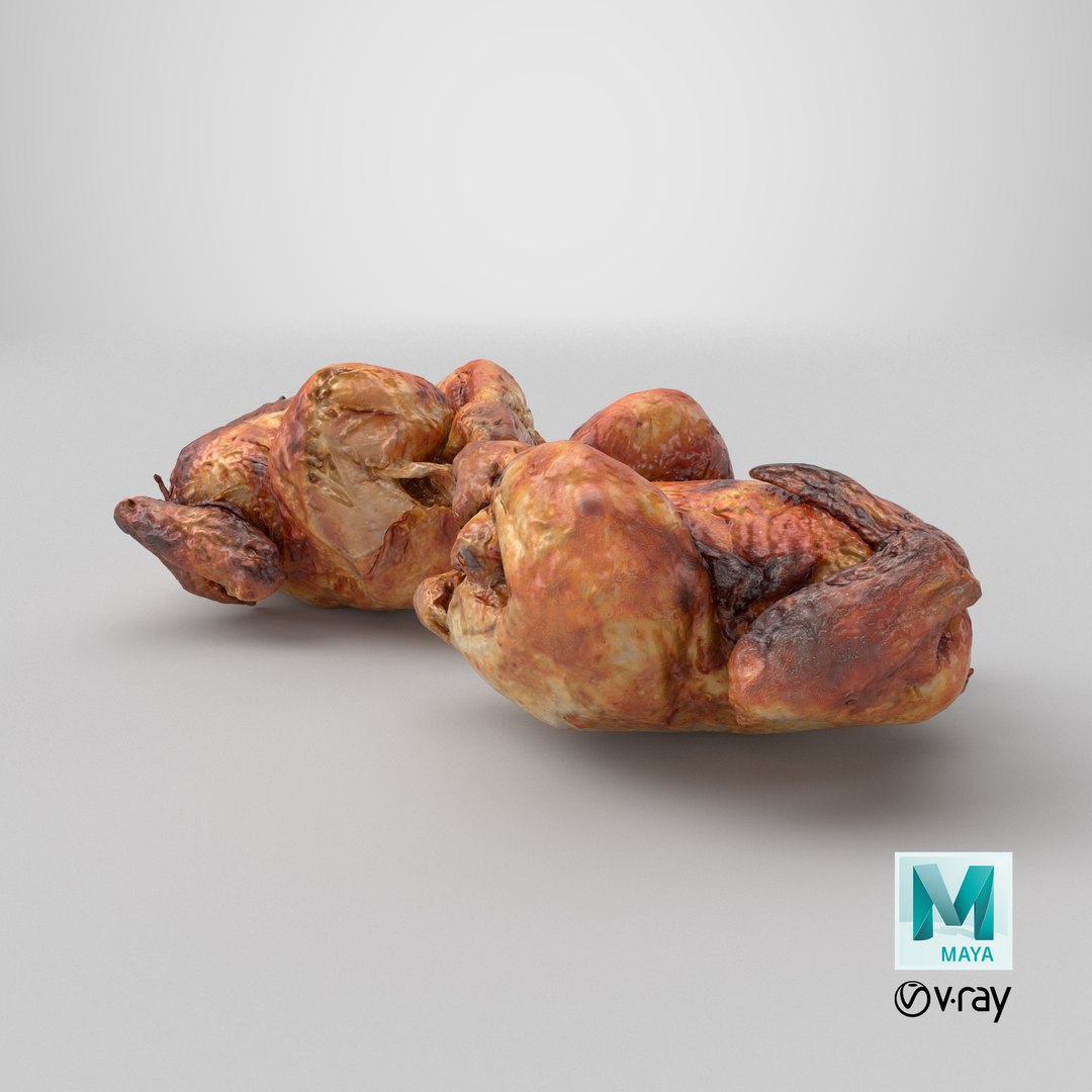 Grilled chicken model https://p.turbosquid.com/ts-thumb/tS/TCANpy/D6/stemcell_maya_vray_render/png/1790863413/1920x1080/fit_q87/d0731cbb6c51364c3d4a6dafc08a589a851816c8/stemcell_maya_vray_render.jpg