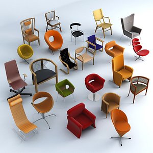 chair armchair 3d model