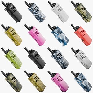 Walkie Talkie 01 Collection 3D model