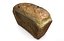 Loaf of bread PBR scan