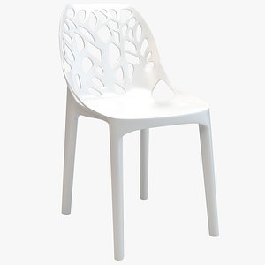 tree plastic chair 3d obj