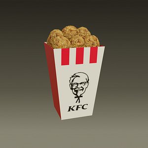 KFC-KentuckyFriedChicken-medio -2021 3D