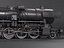 3D model BR-52 Steam Locomotive Pack