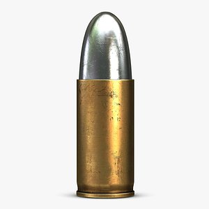 cartridge 9x19 mm parabellum 3d 3ds