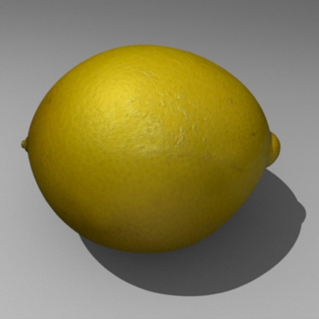 3ds Fruit Avocado Lemon